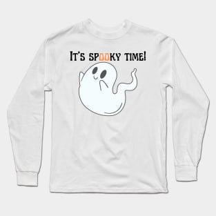 Spooky Time | Cute ghost Long Sleeve T-Shirt